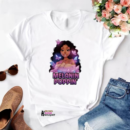 Melanin Poppin T-Shirt